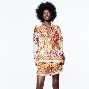 Zara two piece set! Top is xxl bottoms are xl. For an oversized look.